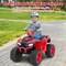 Red 24V Electric Ride-On ATV for Kids with Wireless Connection, 3-8 Years Old